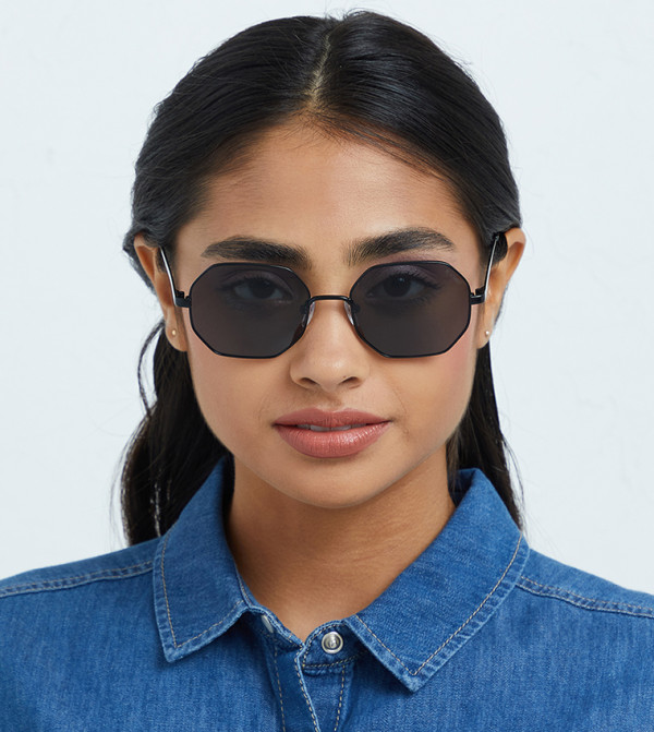 بلاك أوت بلاك أوت - أسود Square Sunglasses