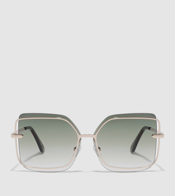بلاك أوت بلاك أوت - ذهبي Square Sunglasses