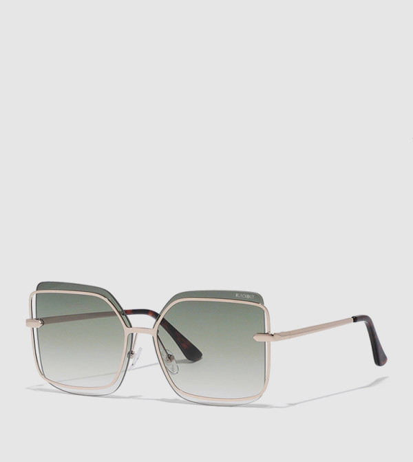 بلاك أوت بلاك أوت - ذهبي Square Sunglasses