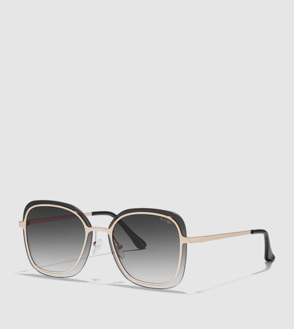 BlackOut BlackOut - Gold Square Sunglasses