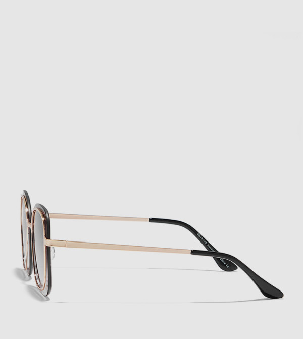 BlackOut BlackOut - Gold Square Sunglasses