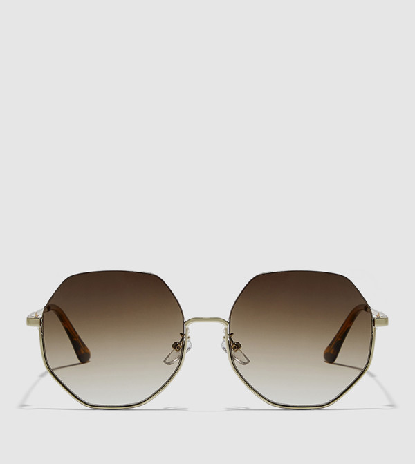 BlackOut BlackOut - Gold Retro Sunglasses