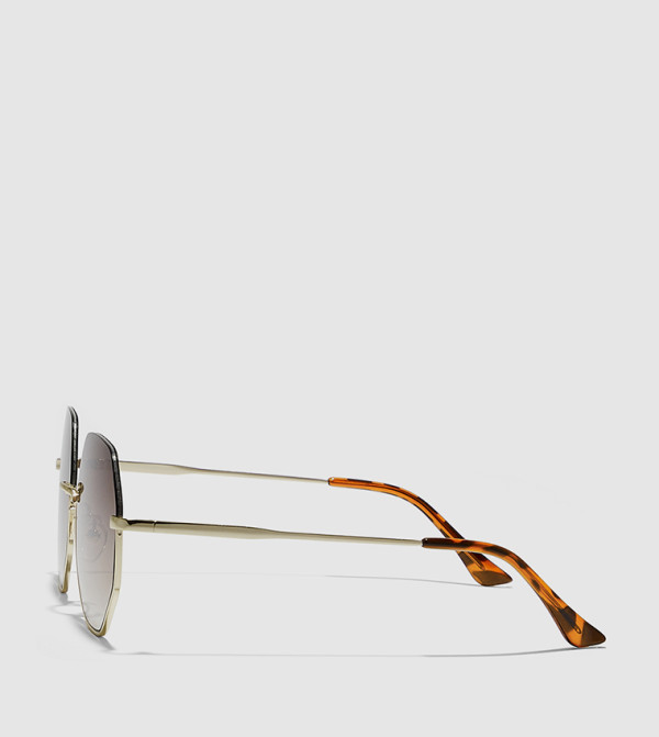 BlackOut BlackOut - Gold Retro Sunglasses