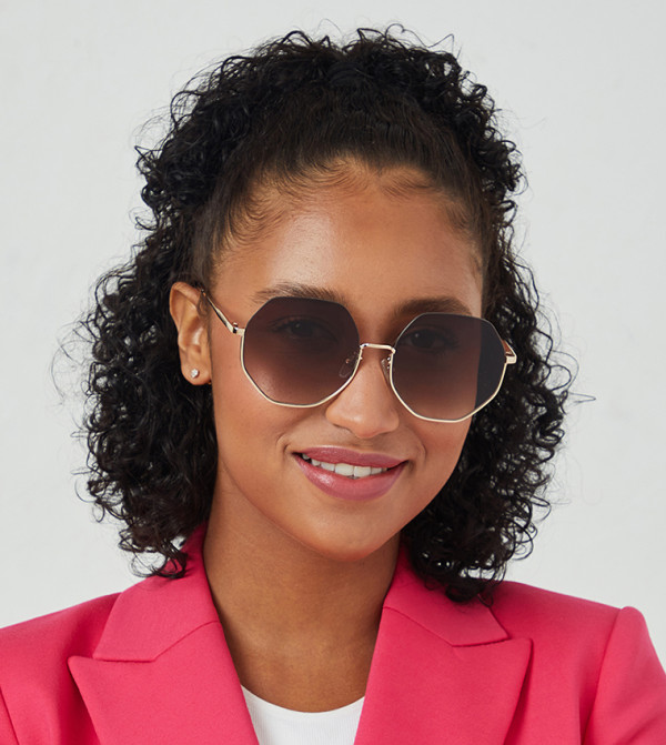 BlackOut BlackOut - Gold Retro Sunglasses