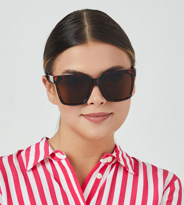 بلاك أوت  نظارات الشمسية - متعدد Square Sunglasses