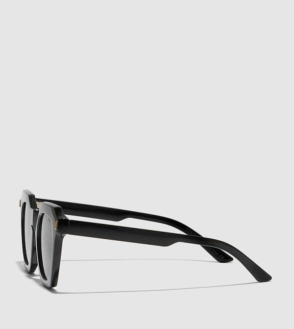 BlackOut  - Black Retro Sunglasses
