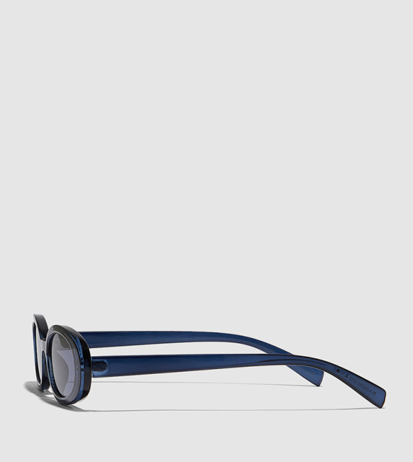 BlackOut 90s-revival - Blue Round Sunglasses