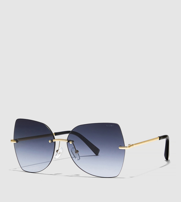 BlackOut BlackOut - Gold Retro Sunglasses