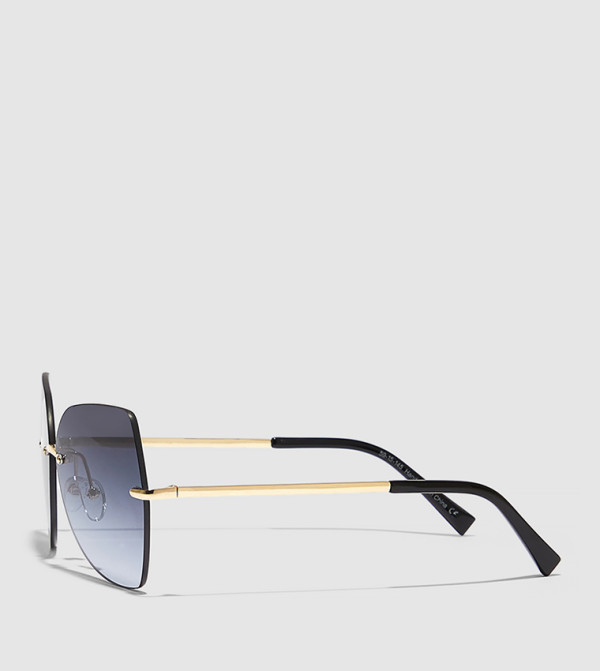 BlackOut BlackOut - Gold Retro Sunglasses