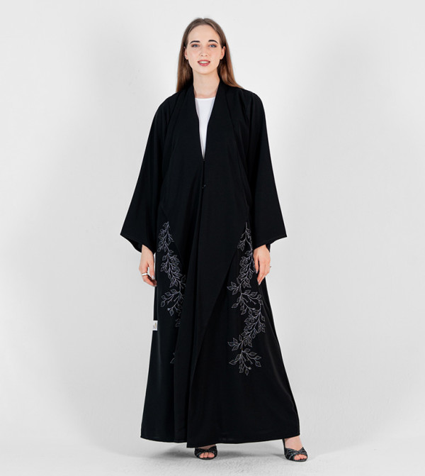 Rosette Abaya Rosette Abaya - Black Abaya