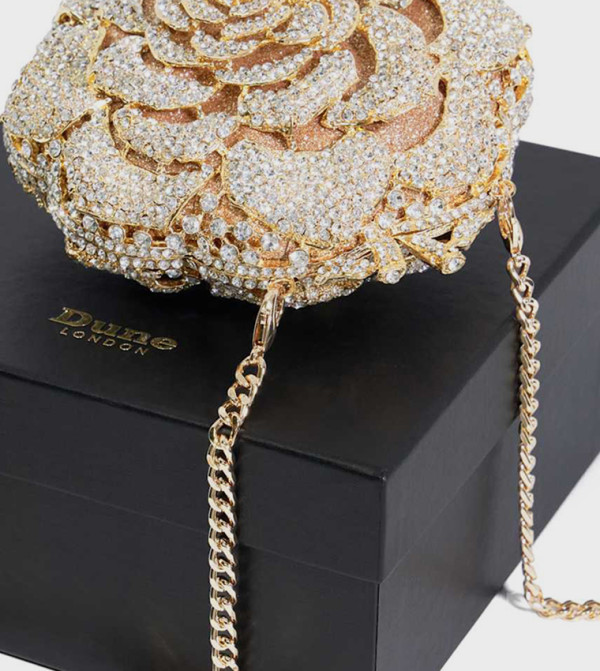 Dune London  Clutches - Gold Clutches