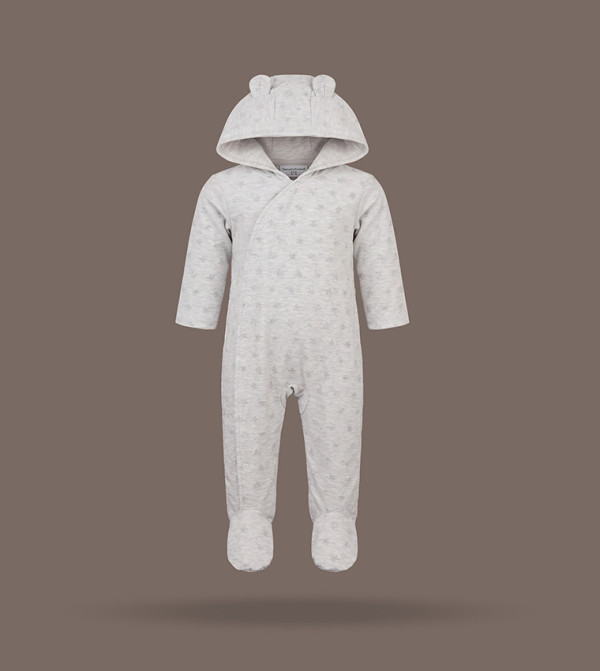 BABIES & MORE  Onepiece & Bodysuits - Grey Sleep Suits