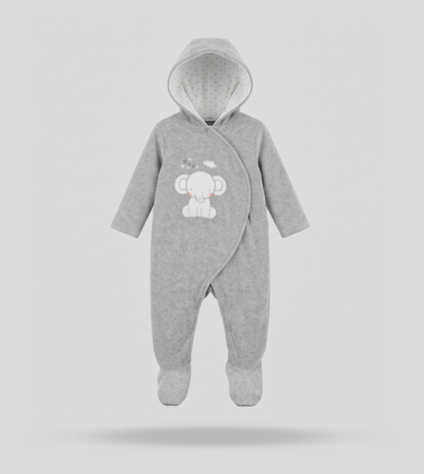 BABIES & MORE  Onepiece & Bodysuits - Grey Sleep Suits