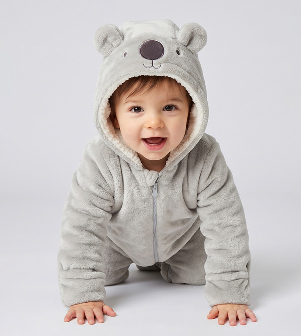 BABIES & MORE  Onepiece & Bodysuits - Grey Sleep Suits