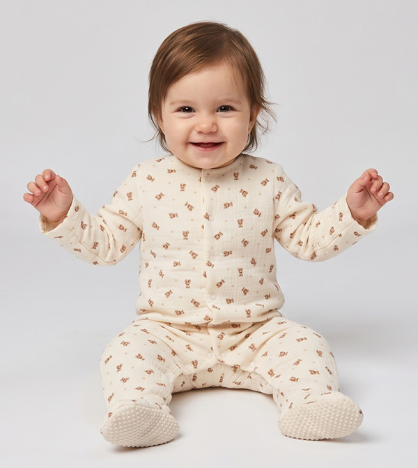 BABIES & MORE  Sleep Suits - Cream Sleep Suits
