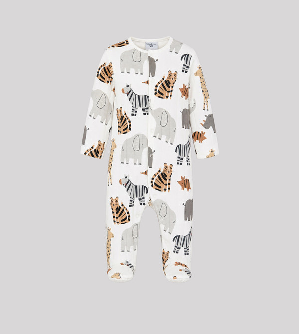 BABIES & MORE  Onepiece & Bodysuits - White Sleep Suits