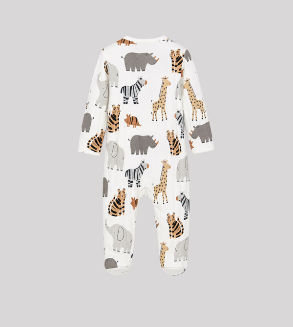 BABIES & MORE  Onepiece & Bodysuits - White Sleep Suits