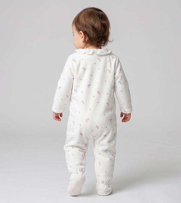 BABIES & MORE  Onepiece & Bodysuits - Cream Sleep Suits