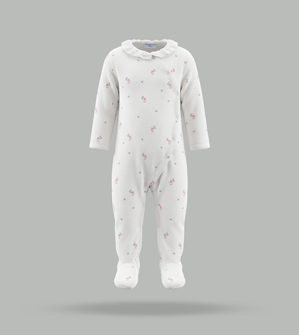 BABIES & MORE  Onepiece & Bodysuits - Cream Sleep Suits