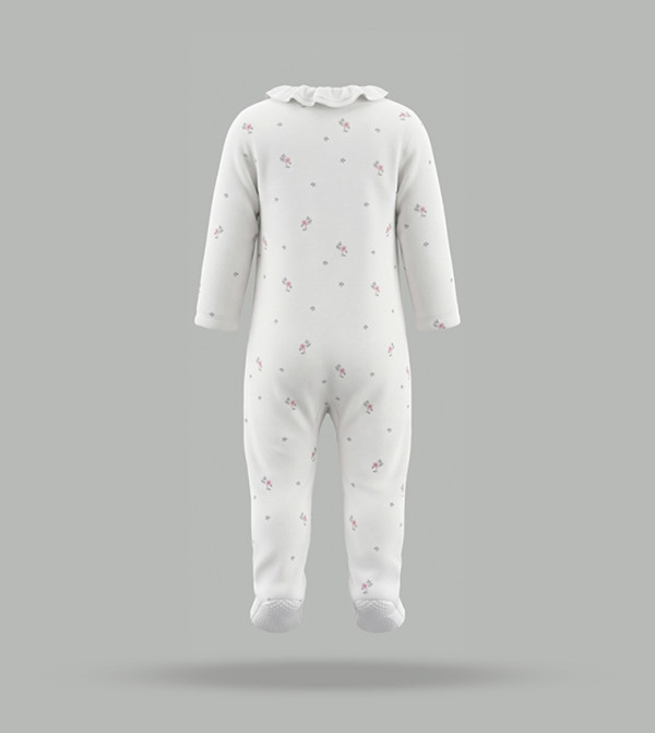 BABIES & MORE  Onepiece & Bodysuits - Cream Sleep Suits