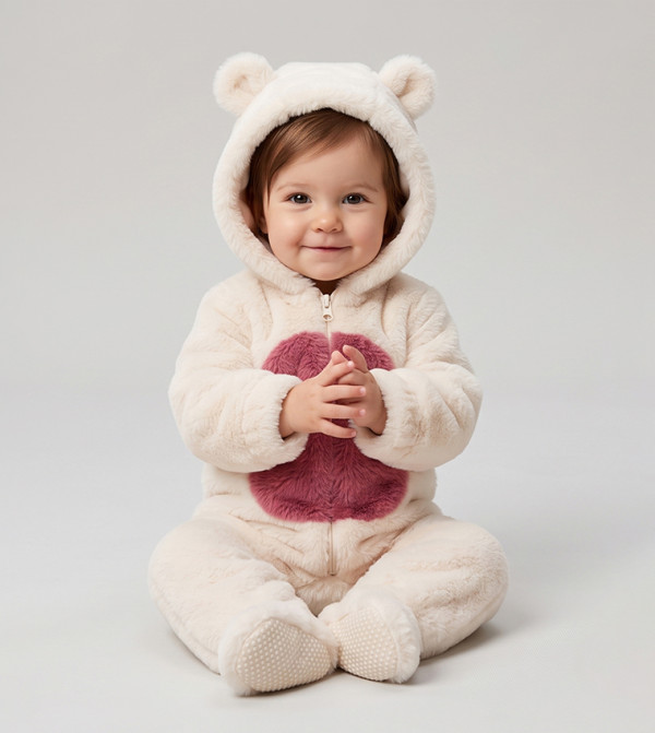 BABIES & MORE  Onepiece & Bodysuits - Cream Sleep Suits