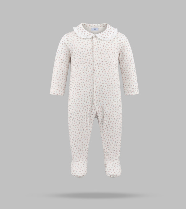 BABIES & MORE  Onepiece & Bodysuits - Cream Sleep Suits
