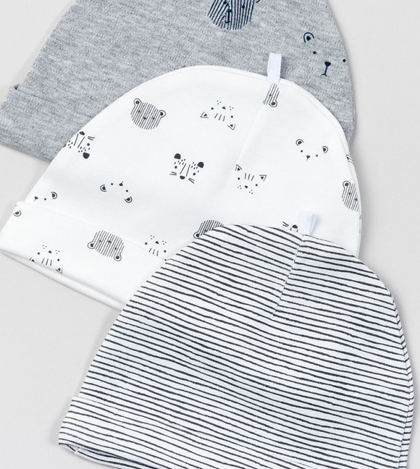 BABIES & MORE  Caps & Mittens - Multi Caps & Mittens