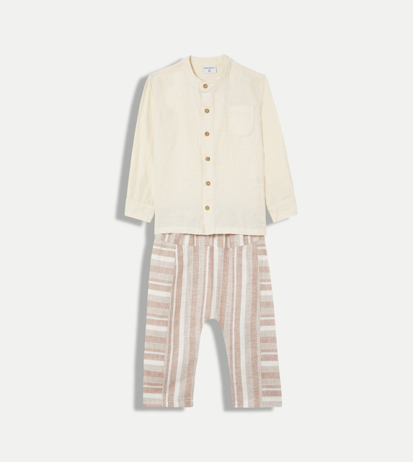 BABIES & MORE BABIES & MORE - Cream Tops & Pants