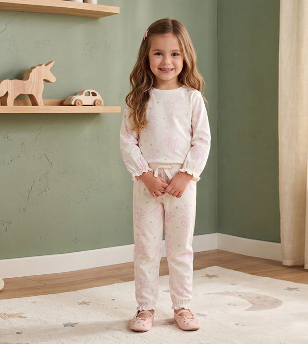 BABIES & MORE  Top & Pyjama Sets - Cream Top & Pyjama Sets