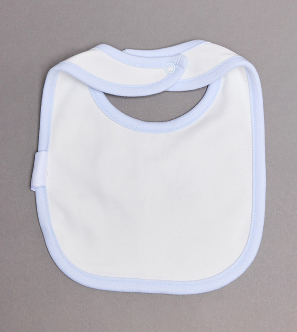 BABIES & MORE  Bibs & Hanky - White Bibs & Hanky