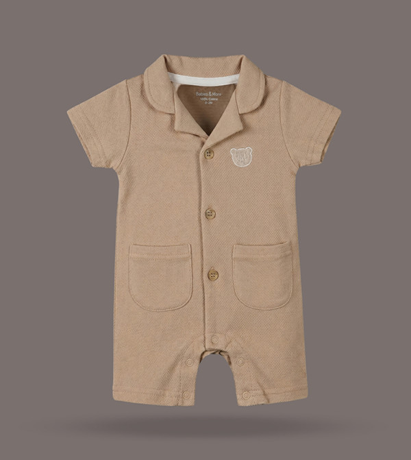 BABIES & MORE  Onepiece & Bodysuits - Beige Rompers