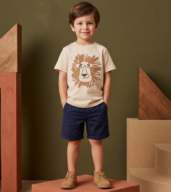 BABIES & MORE  built-for-play-k - Beige T-Shirts