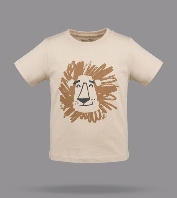 BABIES & MORE  built-for-play-k - Beige T-Shirts