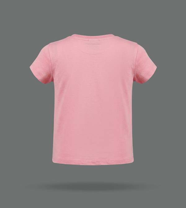 BABIES & MORE  varsity-graphics - Pink T-Shirts