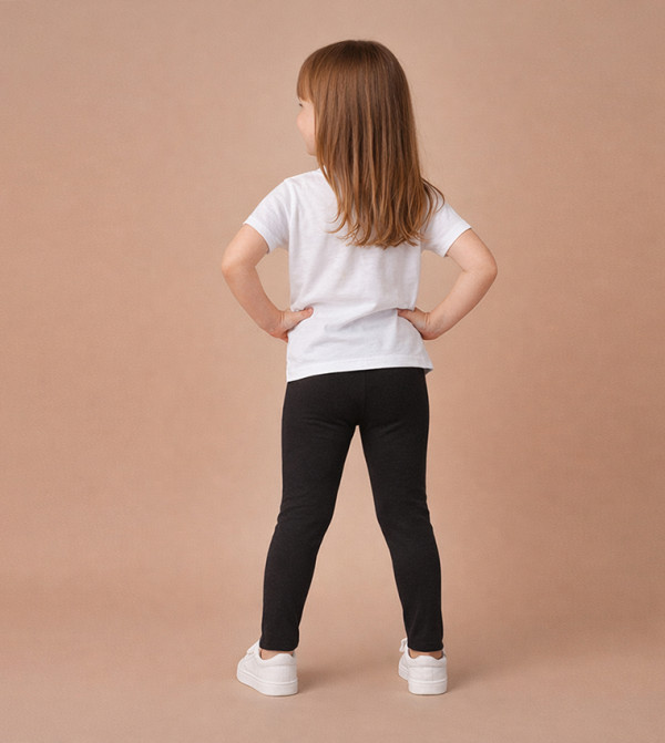 بيبيز آند مور  ليقينز - أسود leggings