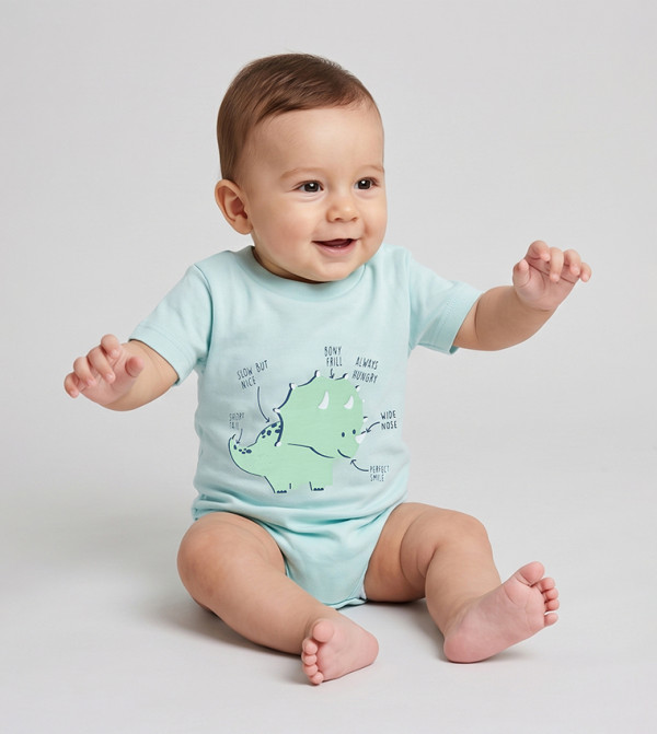 BABIES & MORE BABIES & MORE - Green T-Shirts