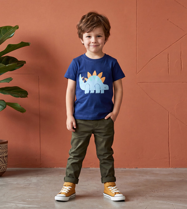 BABIES & MORE built-for-play-k - Navy T-shirts