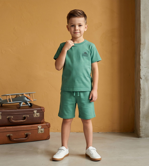 بيبيز آند مورCoach  easy-camp-basics - أخضر تي شيرتات و بناطيل