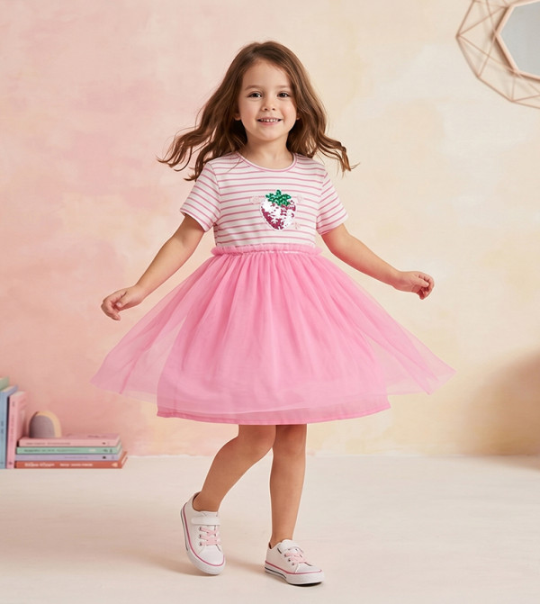 BABIES & MORE  Party Dress - Pink Party Dress