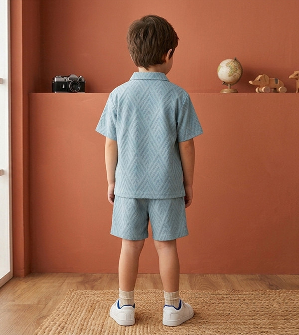 BABIES & MORE  shorts-sets-and-co-ords - Blue Shirts & Bottoms