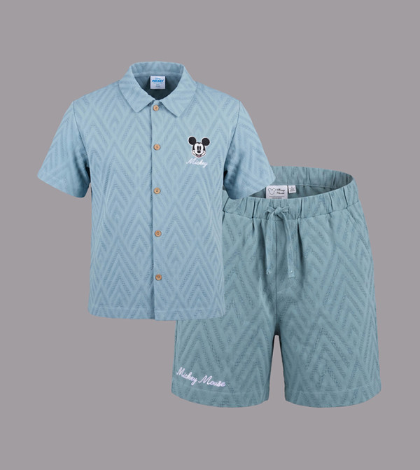 BABIES & MORE  shorts-sets-and-co-ords - Blue Shirts & Bottoms