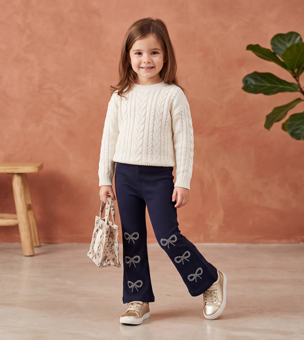 BABIES & MORE  Leggings - Navy leggings