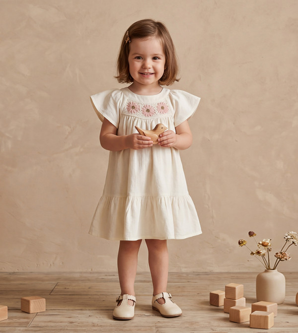 BABIES & MORE  Frocks - Beige Frocks