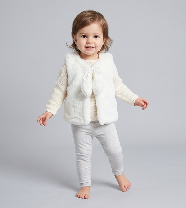 BABIES & MORE  preppy-layers - Cream Jackets
