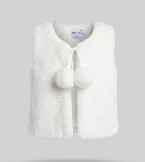 BABIES & MORE  preppy-layers - Cream Jackets