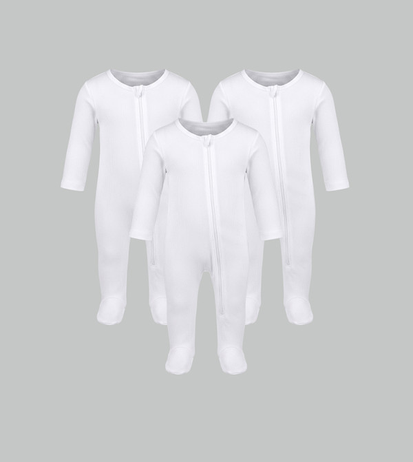 BABIES & MORE Baby Essentials - White Sleep Suits