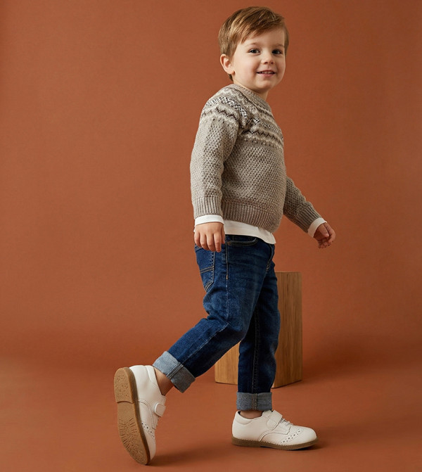BABIES & MORE Formal Shoes - White Slip-ons