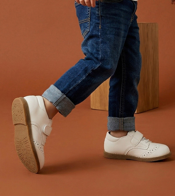 BABIES & MORE Formal Shoes - White Slip-ons