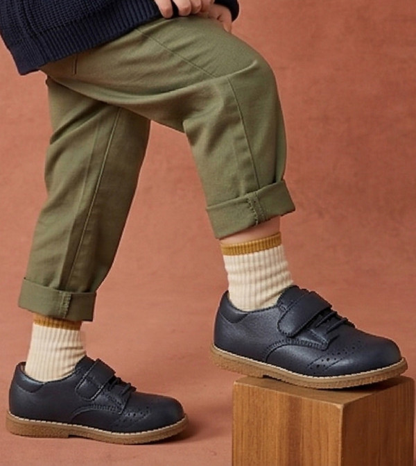 BABIES & MORE Formal Shoes - Navy Slip-ons