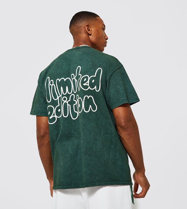 boohooMAN boohooMAN - Green Casual T-Shirts